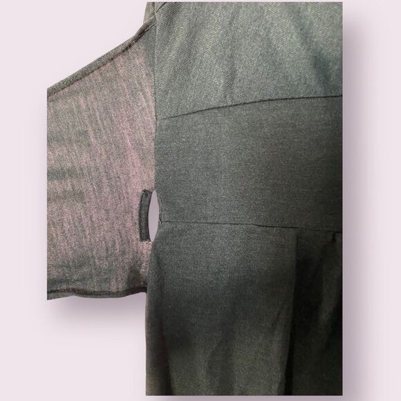 Criss Cross Wrap Around Dress 2/3 Sleeves - Picture 4 of 7